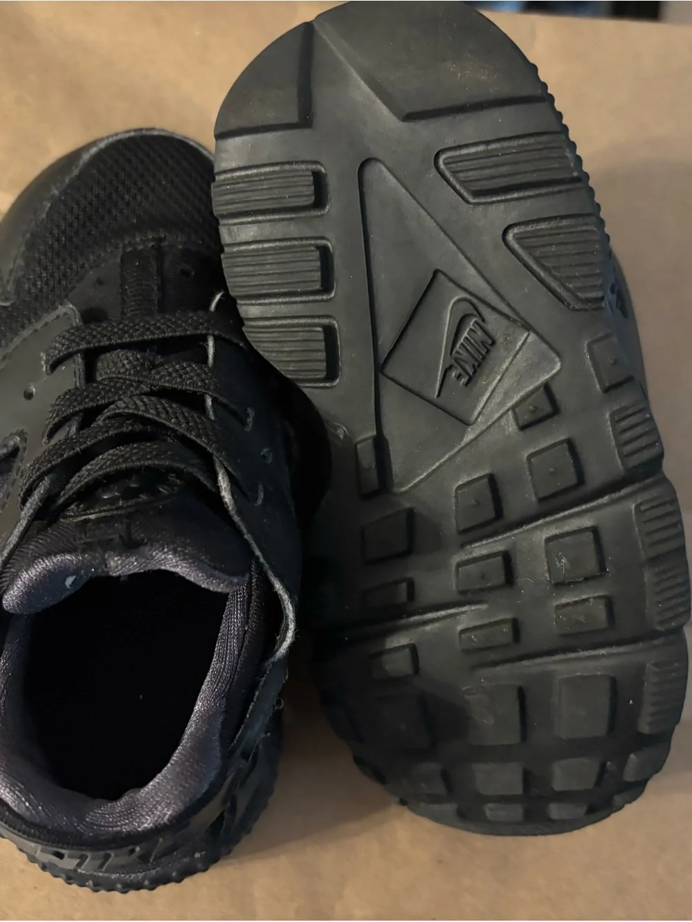 Nike Kids' Huarache Run TD - Triple Black